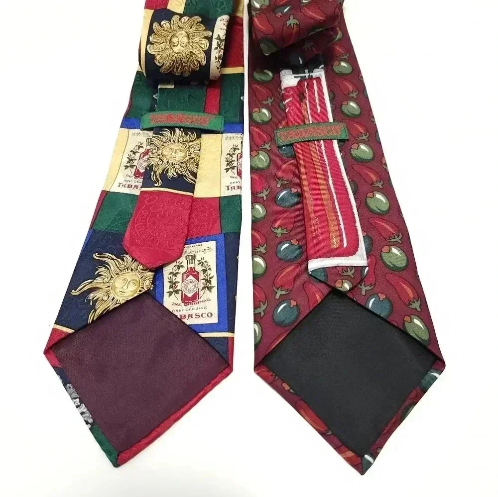 Tabasco Mens Ties Lot Of 2 - Picture 4 of 4